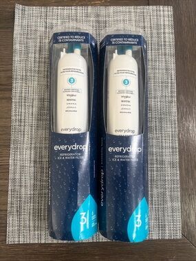 2-Pack Genuine EveryDrop Refrigerator Water Filter 3 - EDR3RXD1 Sealed